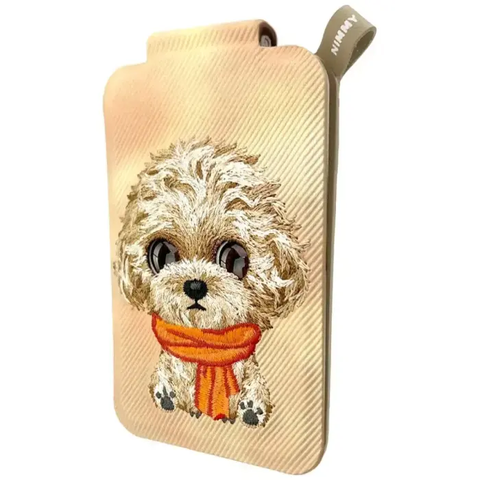 Magnetic phone wallet stand  Nimmy New Big-Eye Cute Pets 2.0 Dog brown Foto 2