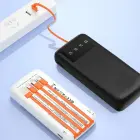 Dudao K6Pro Universal 10000mAh Power Bank with USB Cable, USB Type C, Lightning white (K6Pro-white) Foto 3