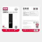 XO card reader 2 in 1 DK05B USB 3.0 black Foto 2