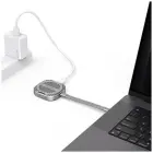 Magnētiskais SSD korpuss 4smarts līdz 4TB ar 3C MagSafe balstu pelēks 541311 Foto 3
