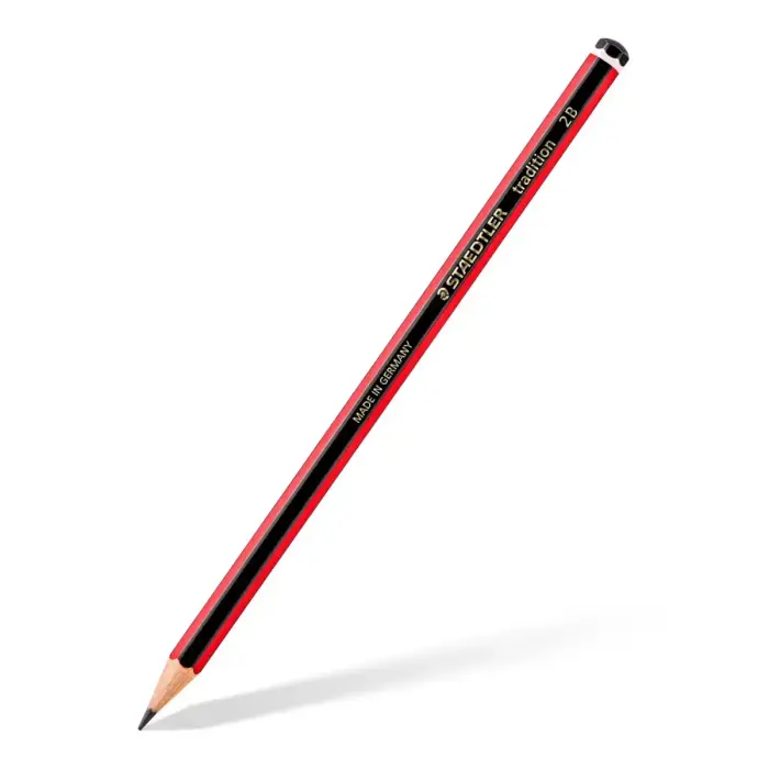 Zīmulis STAEDTLER TRADITION 2B sarkans korpuss Foto 2
