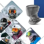 Qunature 11230014001 ski scarf, sports bandana, universal size - gray Foto 7