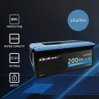 Qoltec LiFePO4 lithium iron phosphate battery | 25.6V | 200Ah | BMS Foto 3