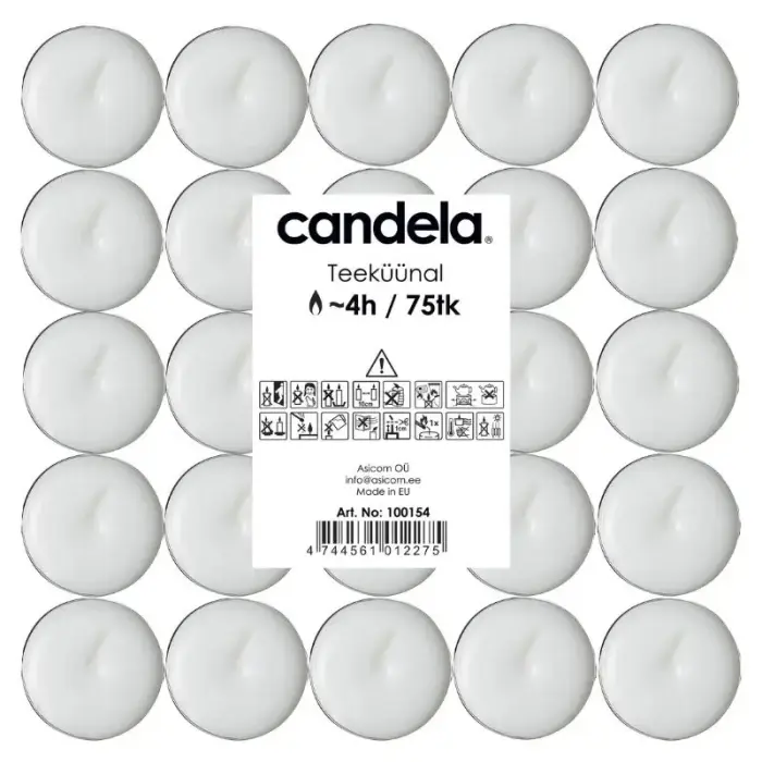 Tea candles 75 pcs. Photo 2