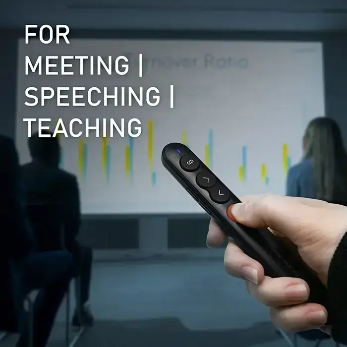 Qoltec Laser pointer | Presenter 4in1 | USB 3.0 | 2.4GHz | 30m Foto 2