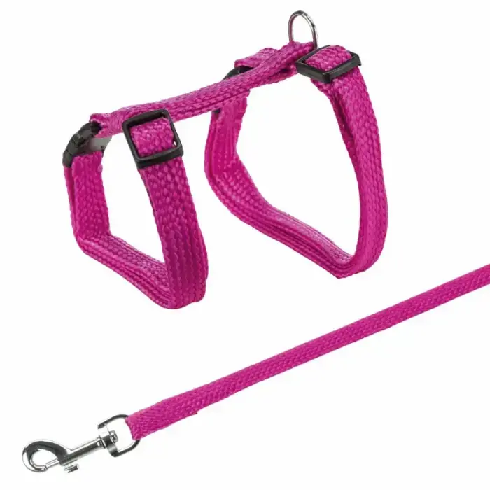 Krūšu siksna ar pavadu kaķiem - Trixie Harness with Lead 22:42cm/10mm, Lead 1.25m. Foto 2