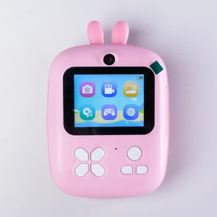 Mini Thermal Printer for Kids with Camera and Camcorder - Pink Фото 18