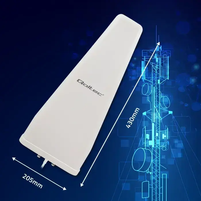 Qoltec 4G LTE DUAL antenna | 14dBi | omnidirectional | outdoor Foto 8