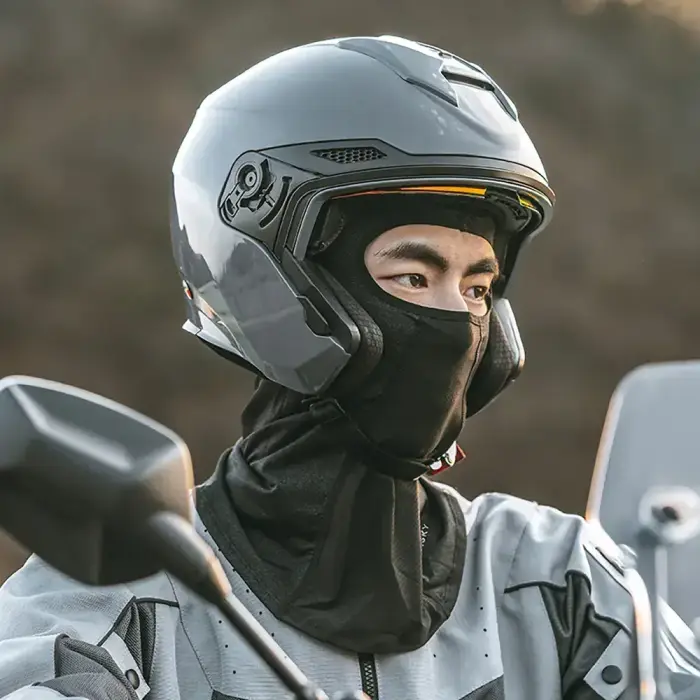 Wozinsky WKM-03B face mask motorcycle bicycle winter balaclava - black Foto 5