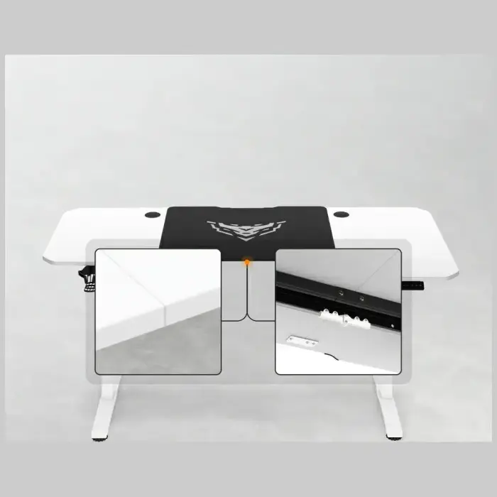 Desk with height adjustment Diablo Chairs X-TENSIO 1600 white Photo 24