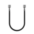 Qoltec Battery cable, female FASTON connector 250 | 20 cm | Black Photo 2