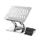 Wozinsky WRS-CPY84SS Aluminum Laptop and Tablet Stand + Free Smartphone Stand - Silver Photo 2