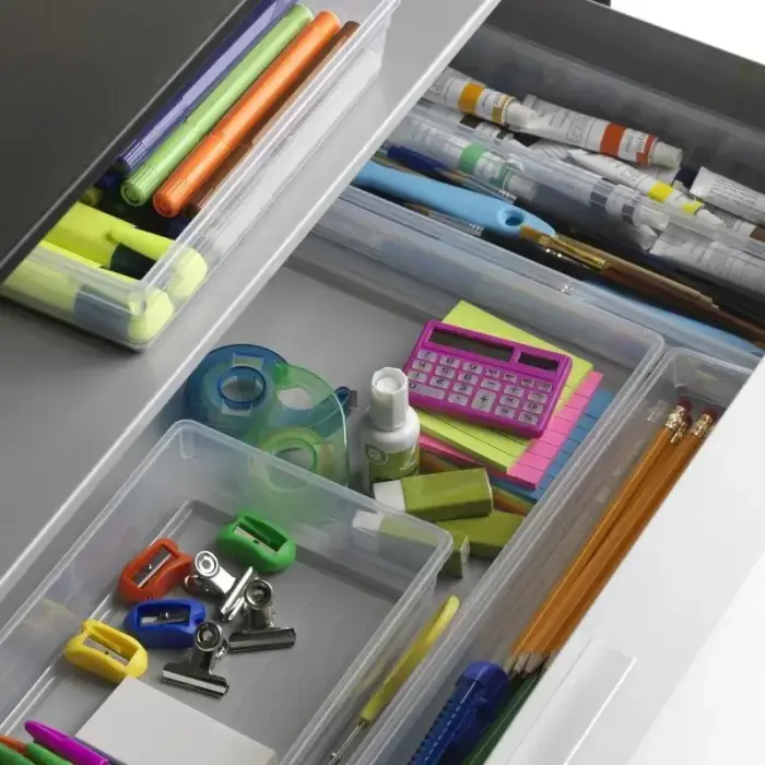 Kastīte Sistemo Organizer 7 22.5 x 15.5 x 5 cm caurspīdīga/gaiši pelēka Foto 3