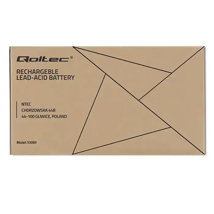 Qoltec AGM battery | 12V | 200Ah | 54.1kg | Maintenance-free | Strong | LongLife | for UPS, RV, boat, heater Foto 9