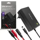 Qoltec Automatic charger for AGM GEL STD batteries | 24V charger | 19.2W | 5.5x2.1 | 1.8m cable Photo 9