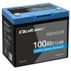 Qoltec LiFePO4 lithium iron phosphate battery | 12.8V | 100Ah | 1280Wh | Bluetooth | BMS Foto 1