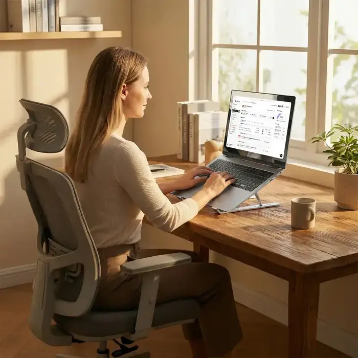 Wozinsky WDCX-X8S Foldable Adjustable Laptop Stand - Silver Foto 10