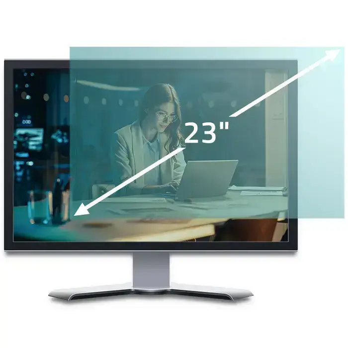 Qoltec Anti Blue Light Filter 23" | 16:9 | Eye protection | Anti Glare | Matt | for screen Фото 2