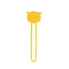 Silicone cable reel - yellow Foto 1