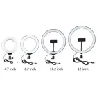 Ring LED lamp Puluz with adjustable base PU391 Foto 3