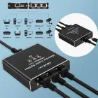 Qoltec Splitter Ethernet mini SWITCH 1x3 RJ45 | 1000Mb/s | USB-C | Aluminium Foto 7