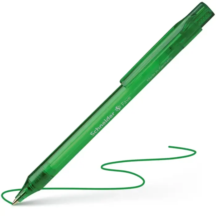 Lodīšu pildspalva SCHNEIDER FAVE 1.0mm, zaļa Фото 2