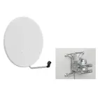 Satellite dish 80, white, 5pcs kit with mounting accessories Foto 2