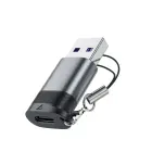 Acefast J8 USB-C - USB-A Adapter - Gray Фото 3