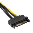 Adapter with cable Akyga AK-CA-30 SATA (m) | PCI-E 6 pin (f) 15cm Foto 3