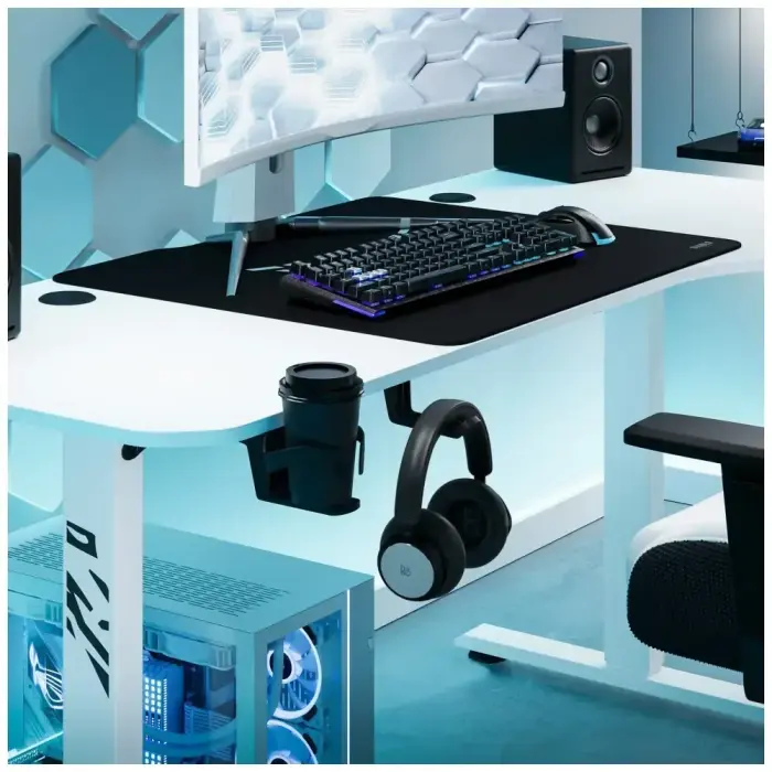 Desk with height adjustment Diablo Chairs X-TENSIO 1600 white Photo 20