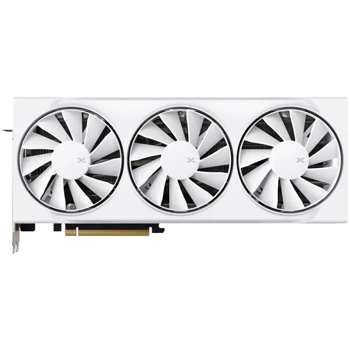 XFX Swift AMD Radeon RX 9070XT White Triple fan Gaming Edition with 16GB GDDR6 HDMI 3xDP, AMD RDNA 4 Foto 2