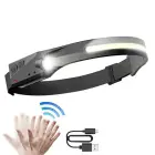 LED headlamp with IPX4 motion sensor USB-C 1200 mAh - black Photo 8