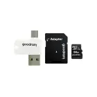 GOODRAM Memory MicroSD Card All in one - 64GB with adapter UHS I CLASS 10 100MB/s + reader Фото 1