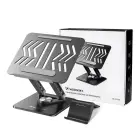 Wozinsky WRS-CPY84SB 360 Aluminum Laptop and Tablet Stand + Free Smartphone Stand - Black Фото 31