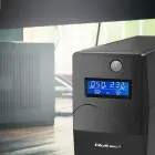 Qoltec Uninterruptible Power Supply UPS Line Interactive | Monolith| 850VA | 480W | LCD | USB | RJ45 Фото 11