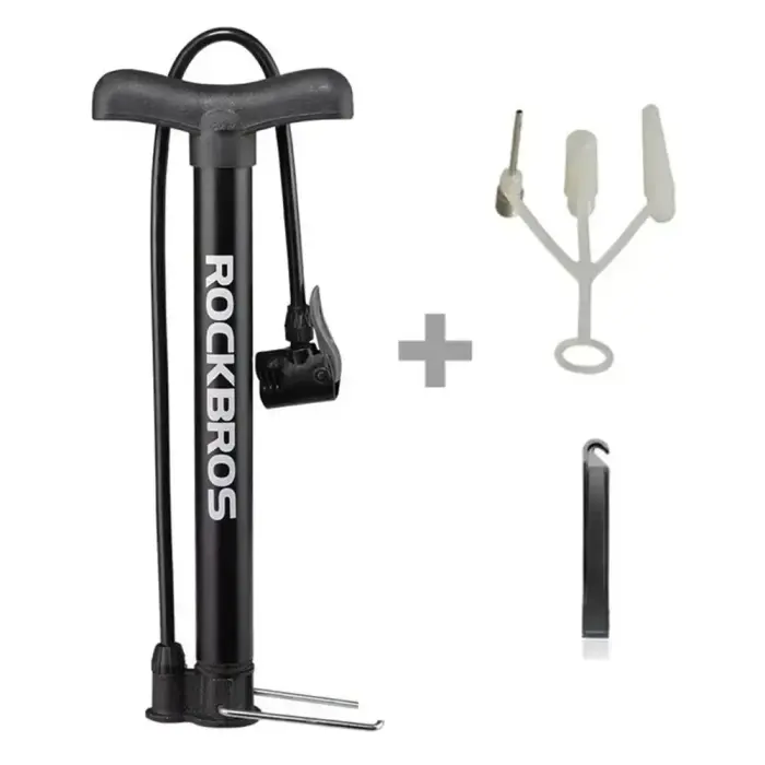 Rockbros A320 floor bicycle pump - black Foto 3