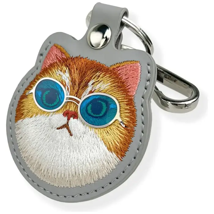 Case locator Nimmy Glasses Cool   Cat grey Фото 5