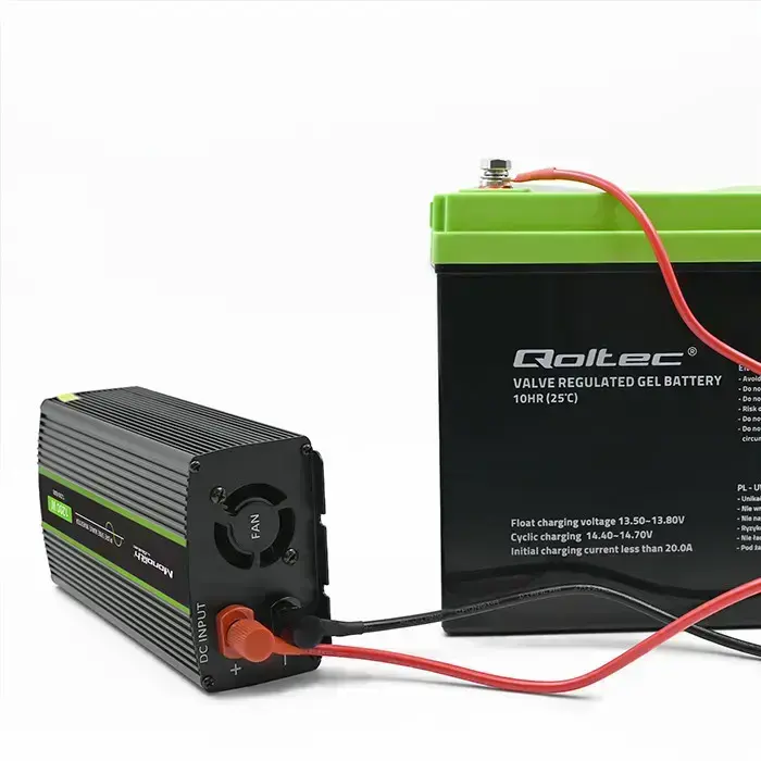 Qoltec Pure Sine Wave Inverter Monolith| 600W | 1200W | 24V to 230V Photo 8