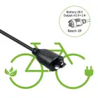 Qoltec Fast Charger for e-bike 36V | 42V | 2A | Bosch 3Pin plug +power cable Foto 8