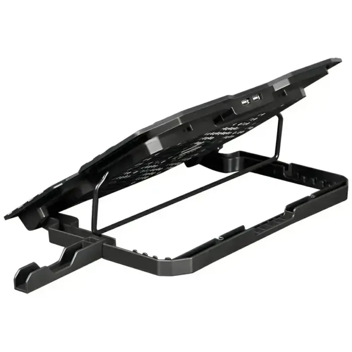 XTRIKE ME Laptop Cooling Pad with Built-in Phone Holder FN-813 Black Photo 8