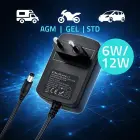 Qoltec Automatic charger for AGM GEL STD batteries | 6V/12V charger | 6W | 5.5x2.1 | 1.8m cable Photo 2
