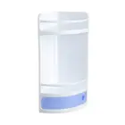 Corner shelf with drawer in blue crystal Photo 1