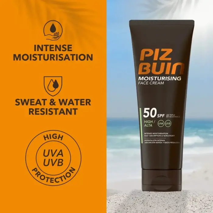 Piz Moisturising Face Cream SPF 50-No Colour Фото 2