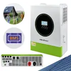 Qoltec Hybrid Solar Inverter Off-Grid 11000W | 160A | 48V| MPPT | BMS | AGM GEL LiFePO4 | Sinus | Wi-Fi option | Power factor 1.0  Фото 13