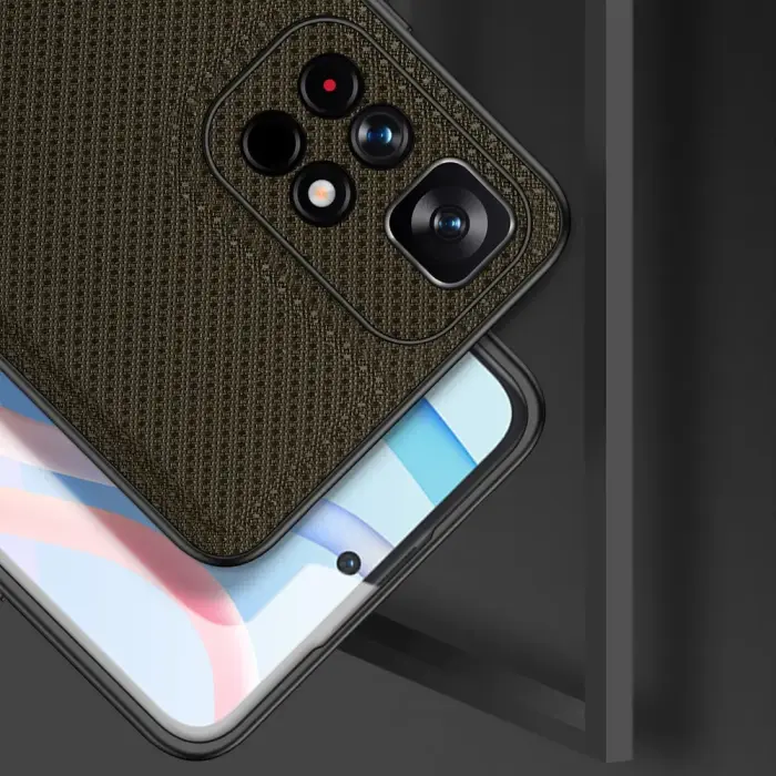Dux Ducis Fino case cover covered with nylon material Poco M4 Pro 5G green Foto 4