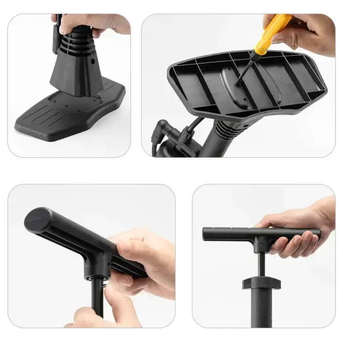 Wozinsky WPR-02 Floor Bicycle Pump - Black Foto 5