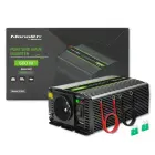 Qoltec Pure Sine Wave Inverter Monolith| 300W | 600W | 12V to 230V Photo 1