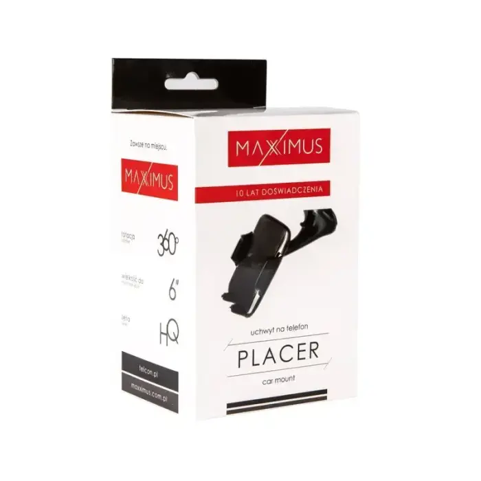 CAR HOLDER MAXXIMUS PLACER  BLACK Photo 2