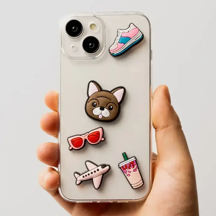 3D Sticker Pink 5pcs set Foto 3