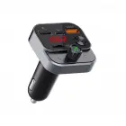 ART transmiter FM bluetooth 5.0 + USB A QC3.0 + Typ C (total 30W) FM-84B black Фото 1